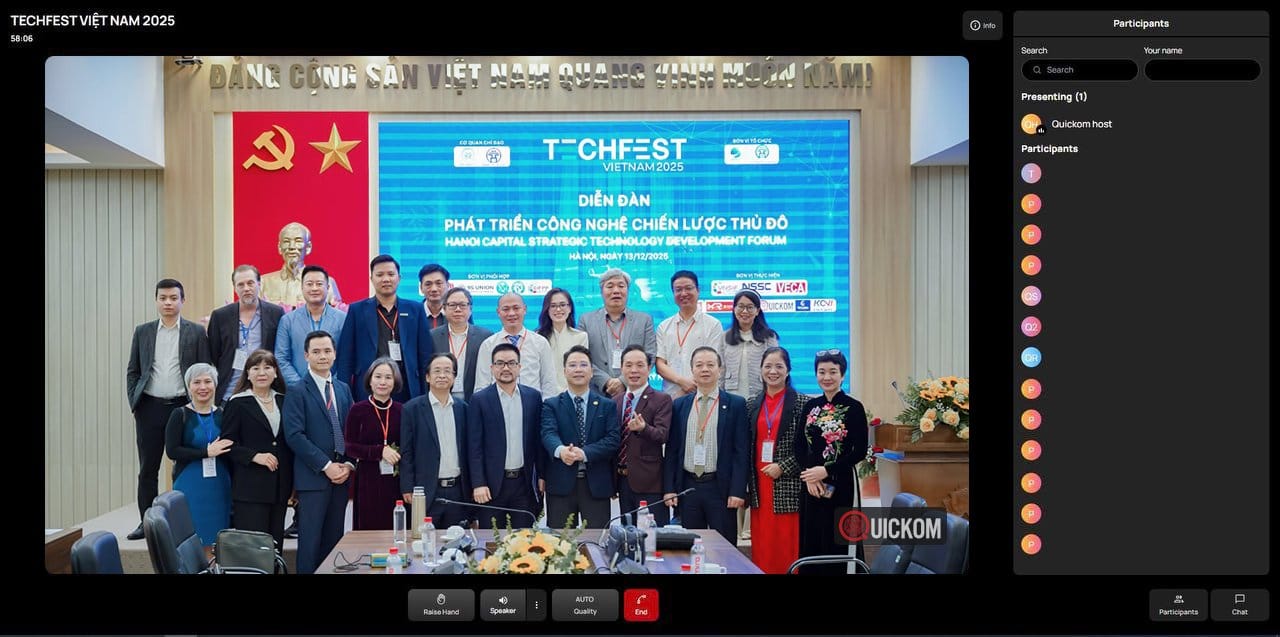 Case Study: Quickom triển khai Hybrid Event quy mô lớn tại Techfest Việt Nam 2025 như thế nào?