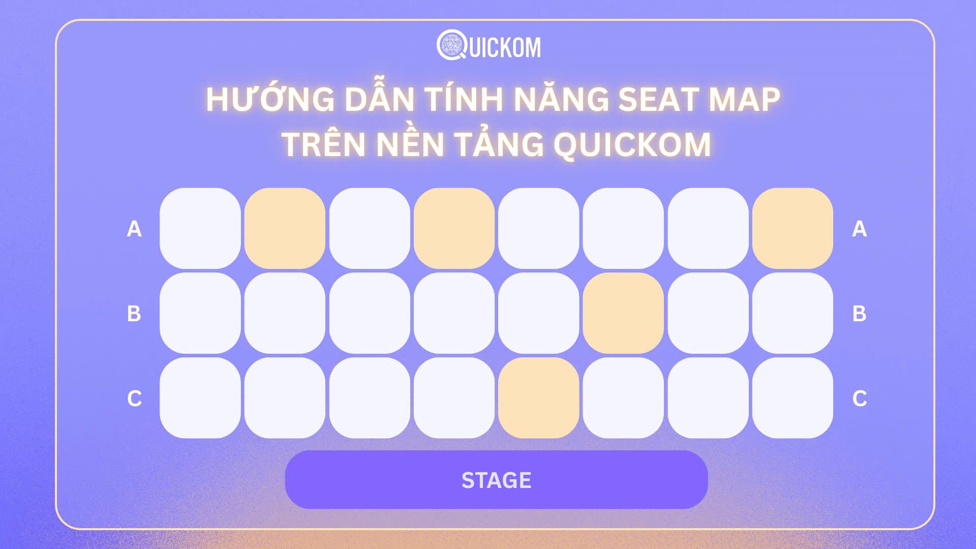 Làm sao để sự kiện của tôi có sơ đồ quản lý ghế ngồi?