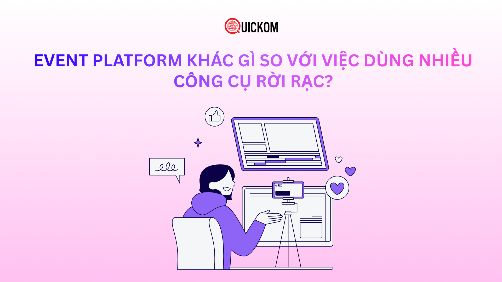 Event Platform khác gì so với việc dùng nhiều công cụ rời rạc?